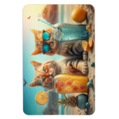 Magnet Flexible Chats de vacances (Vertical)