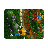 Magnet Flexible Chats d'été (Horizontal)
