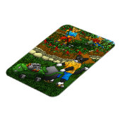 Magnet Flexible Chats d'été (Côté Gauche)