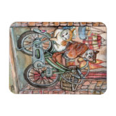 Magnet Flexible Chats devant le magasin de viande (Horizontal)