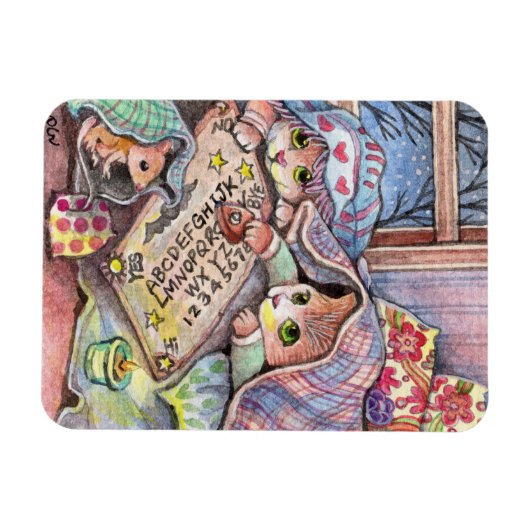 Magnet Flexible Chats effrayants (Horizontal)