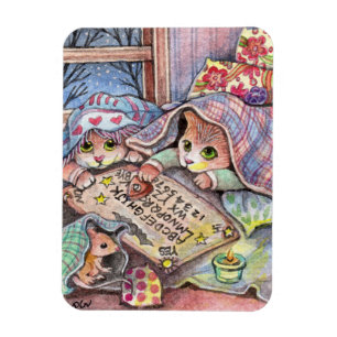 Magnet Flexible Chats effrayants