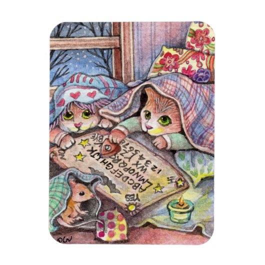 Magnet Flexible Chats effrayants (Vertical)