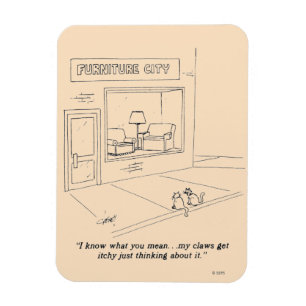 Magnet Flexible Chats griffant des meubles