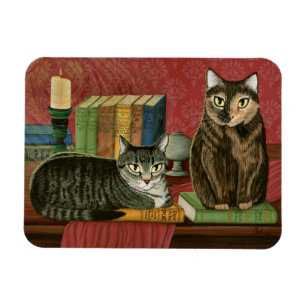 Magnet Flexible Chats littéraires classiques Poe, Dickens,