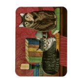 Magnet Flexible Chats Littéraires Classiques Poe, Dickens, Stoker, (Vertical)