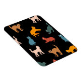 Magnet Flexible Chats sur le noir (Côté Droit)