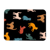 Magnet Flexible Chats sur le noir (Horizontal)