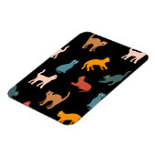 Magnet Flexible Chats sur le noir (Côté Gauche)