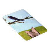 Magnet Flexible Chats Tigrés Parlent aux Oiseaux (Côté Droit)