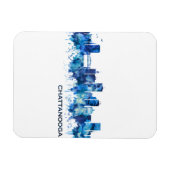 Magnet Flexible Chattanooga Tennessee Skyline Blue (Horizontal)