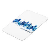 Magnet Flexible Chattanooga Tennessee Skyline Blue (Côté Gauche)