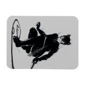Magnet Flexible Chatte Encreuse Pose de Pinceau (Horizontal)