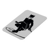 Magnet Flexible Chatte Encreuse Pose de Pinceau (Côté Gauche)