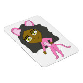 Magnet Flexible chatte rose (Côté Droit)