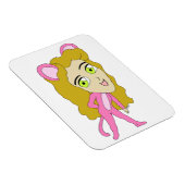Magnet Flexible chatte rose (Côté Droit)
