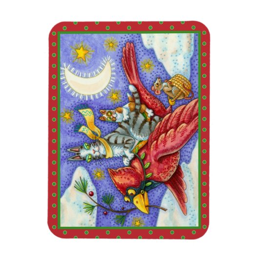 MAGNET FLEXIBLE CHAUSSURES FUNNY N'FITZ, CARDINATEUR GÉANT DE NOËL (Vertical)