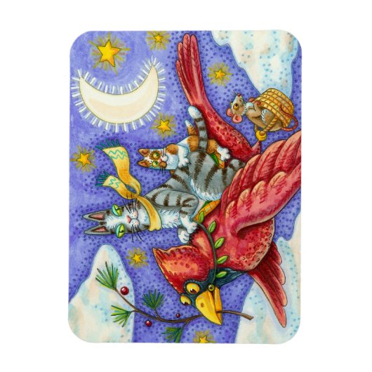 MAGNET FLEXIBLE CHAUSSURES FUNNY N'FITZ, CARDINATEUR GÉANT DE NOËL (Vertical)