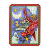 MAGNET FLEXIBLE CHAUSSURES FUNNY N'FITZ, CARDINATEUR GÉANT DE NOËL (Vertical)