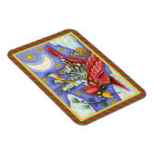 MAGNET FLEXIBLE CHAUSSURES FUNNY N'FITZ, CARDINATEUR GÉANT DE NOËL (Côté Droit)