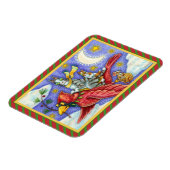 MAGNET FLEXIBLE CHAUSSURES FUNNY N'FITZ, CARDINATEUR GÉANT DE NOËL (Côté Gauche)