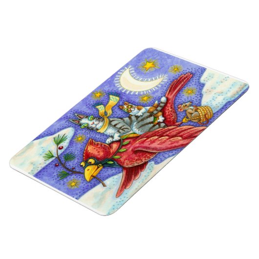 MAGNET FLEXIBLE CHAUSSURES FUNNY N'FITZ, CARDINATEUR GÉANT DE NOËL (Côté Gauche)