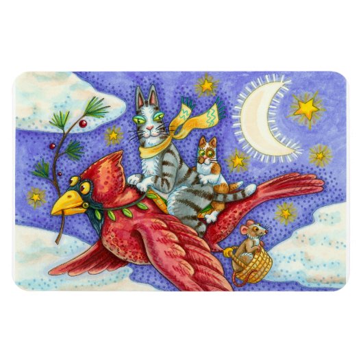 MAGNET FLEXIBLE CHAUSSURES FUNNY N'FITZ, CARDINATEUR GÉANT DE NOËL (Horizontal)