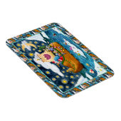 MAGNET FLEXIBLE CHAUSSURES NÉERLANDAISES PÈRE NOËL SHIP, ICEBERGS, (Côté Droit)