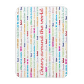Magnet Flexible Cheers_Around The World_multi-language (Vertical)