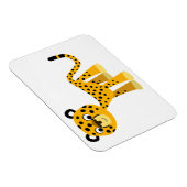 Magnet flexible Cheetah Cartoon joyeux (Côté Droit)