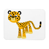 Magnet flexible Cheetah Cartoon joyeux (Horizontal)