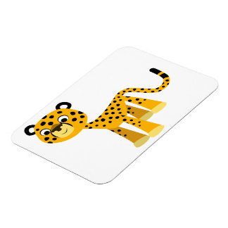 Magnet flexible Cheetah Cartoon joyeux