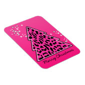 Magnet Flexible Cheetah Leopard rose Arbre de Noël (Côté Droit)