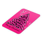 Magnet Flexible Cheetah Leopard rose Arbre de Noël (Côté Gauche)