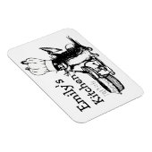 Magnet Flexible Chef Cute Bunny (Côté Droit)