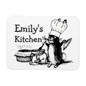 Magnet Flexible Chef Cute Bunny (Horizontal)