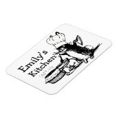 Magnet Flexible Chef Cute Bunny (Côté Gauche)