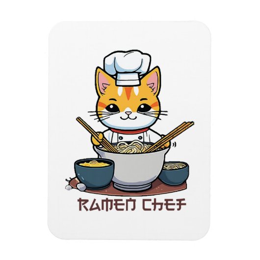 Magnet Flexible Chef de Ramen (Vertical)