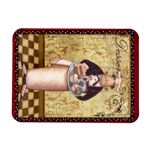 Magnet Flexible Chef Dessert (Horizontal)