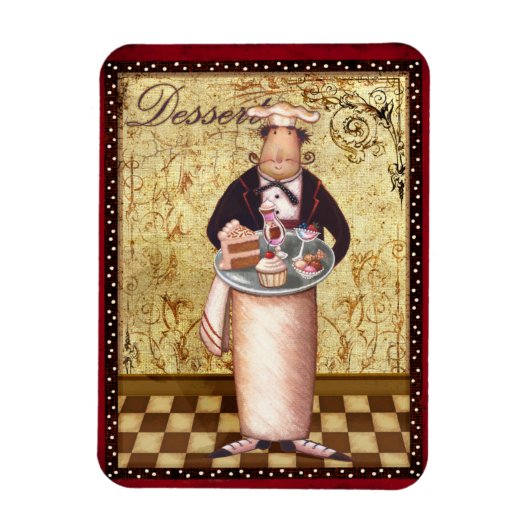 Magnet Flexible Chef Dessert (Vertical)
