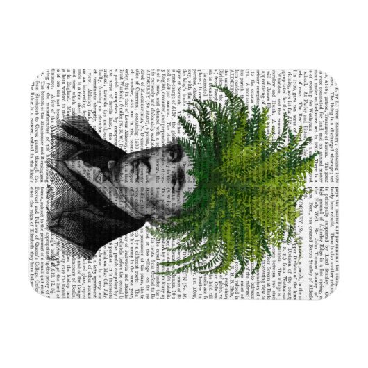 Magnet Flexible Chef du Plante de Fern Head (Horizontal)