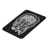 Magnet Flexible Chef du tigre amérindien (Côté Gauche)