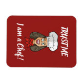 Magnet Flexible Chef femme (Horizontal)