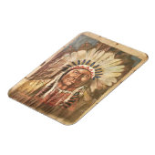 Magnet Flexible Chef indien Sitting Bull (Côté Gauche)