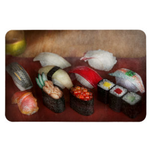 Magnet Flexible Chef - Nourriture - Oh, j'ai mangé des sushis hier