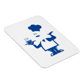 Magnet Flexible Chef tenant un bol de soupe (Côté Droit)