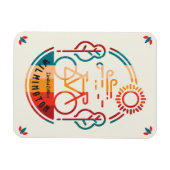 Magnet Flexible Chemin cyclable Retro Wilmington (Horizontal)