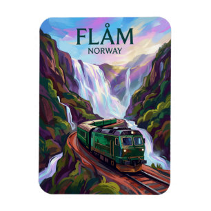 Magnet Flexible Chemin de fer de Flåm Norvège