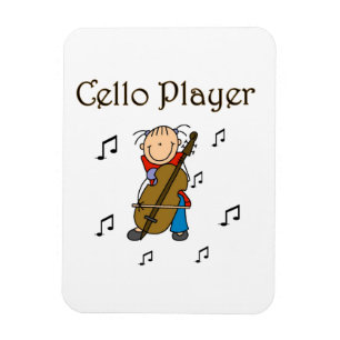Magnet Flexible Chemises et Cadeaux pour Fille au Violoncelle en B