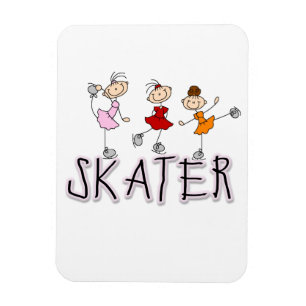 Magnet Flexible Chemises et cadeaux pour patineurs